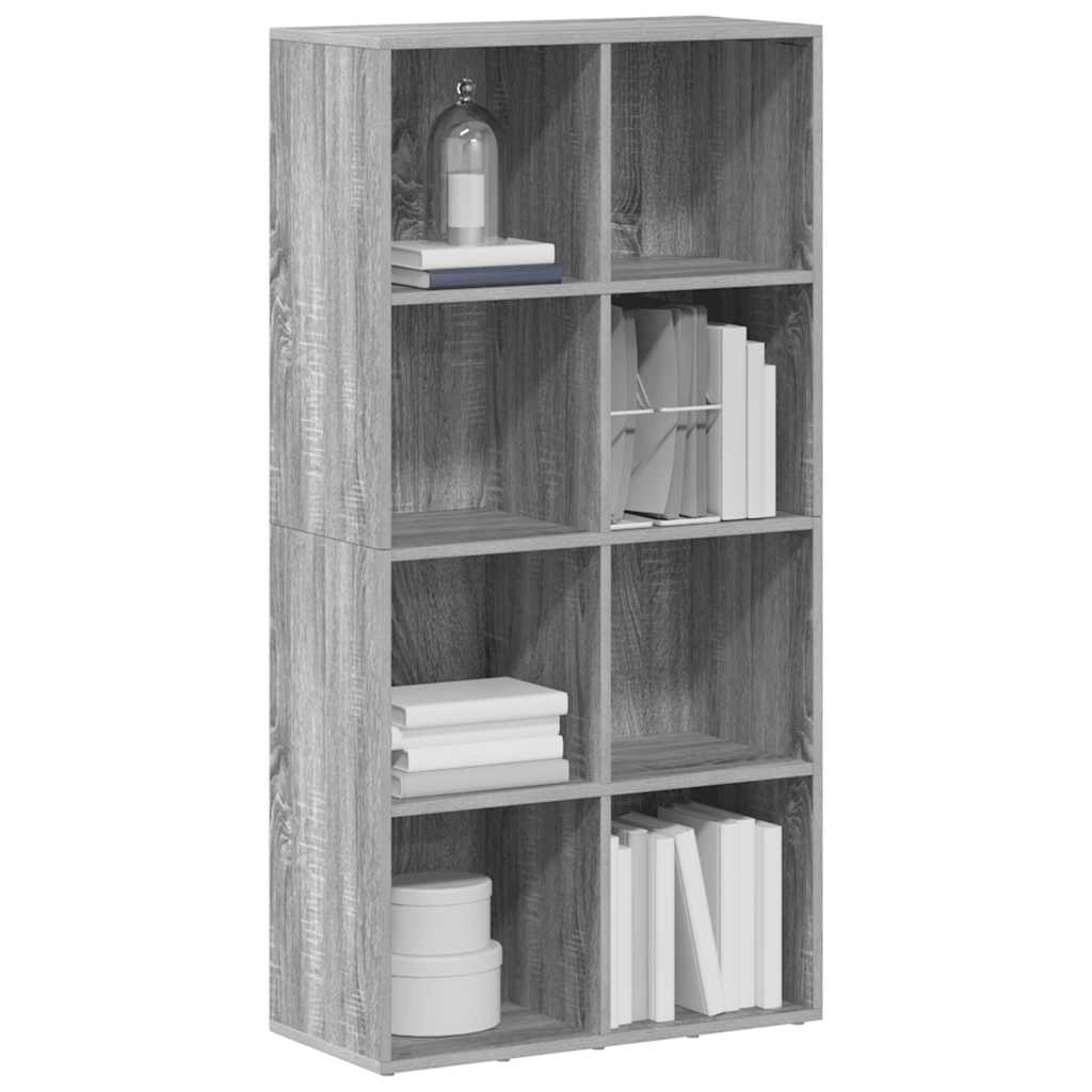 Book Cabinet/Sideboard Grey Sonoma 66x30x130 cm Engineered Wood