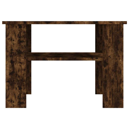 Coffee Table Smoked Oak 60x60x42 cm Engineered Wood
