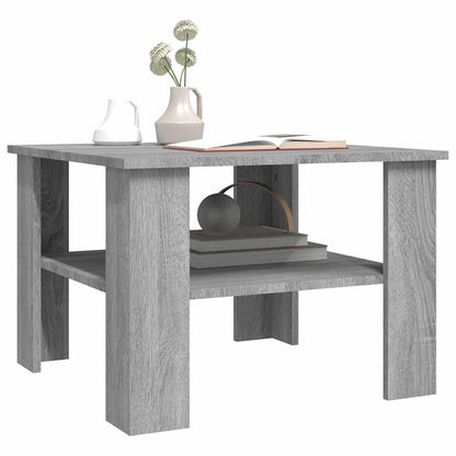 Coffee Table Grey Sonoma 60x60x42 cm Engineered Wood