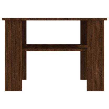 Coffee Table Brown Oak 60x60x42 cm Engineered Wood