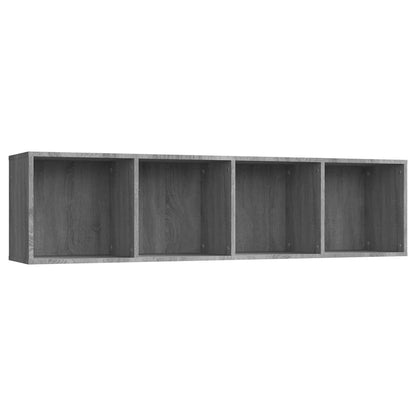Book Cabinet/TV Cabinet Grey Sonoma 143x30x36cm Engineered Wood