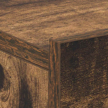 Floating Nightstands 2 pcs Smoked Oak 40x30x15cm Engineered Wood