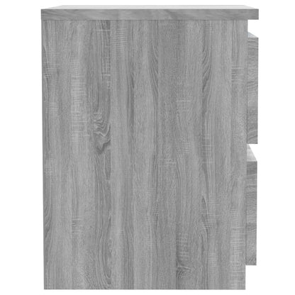 Bedside Cabinet Grey Sonoma 30x30x40 cm Engineered Wood