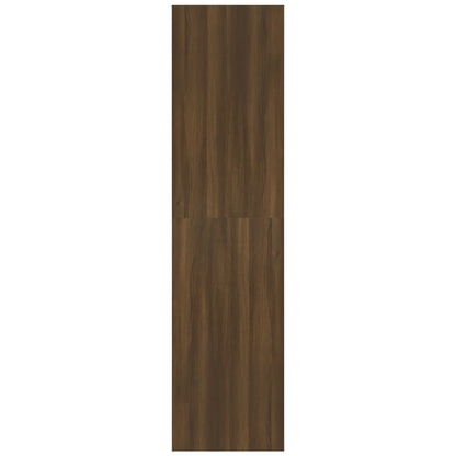 Wardrobe Brown Oak 100x50x200 cm Engineered Wood