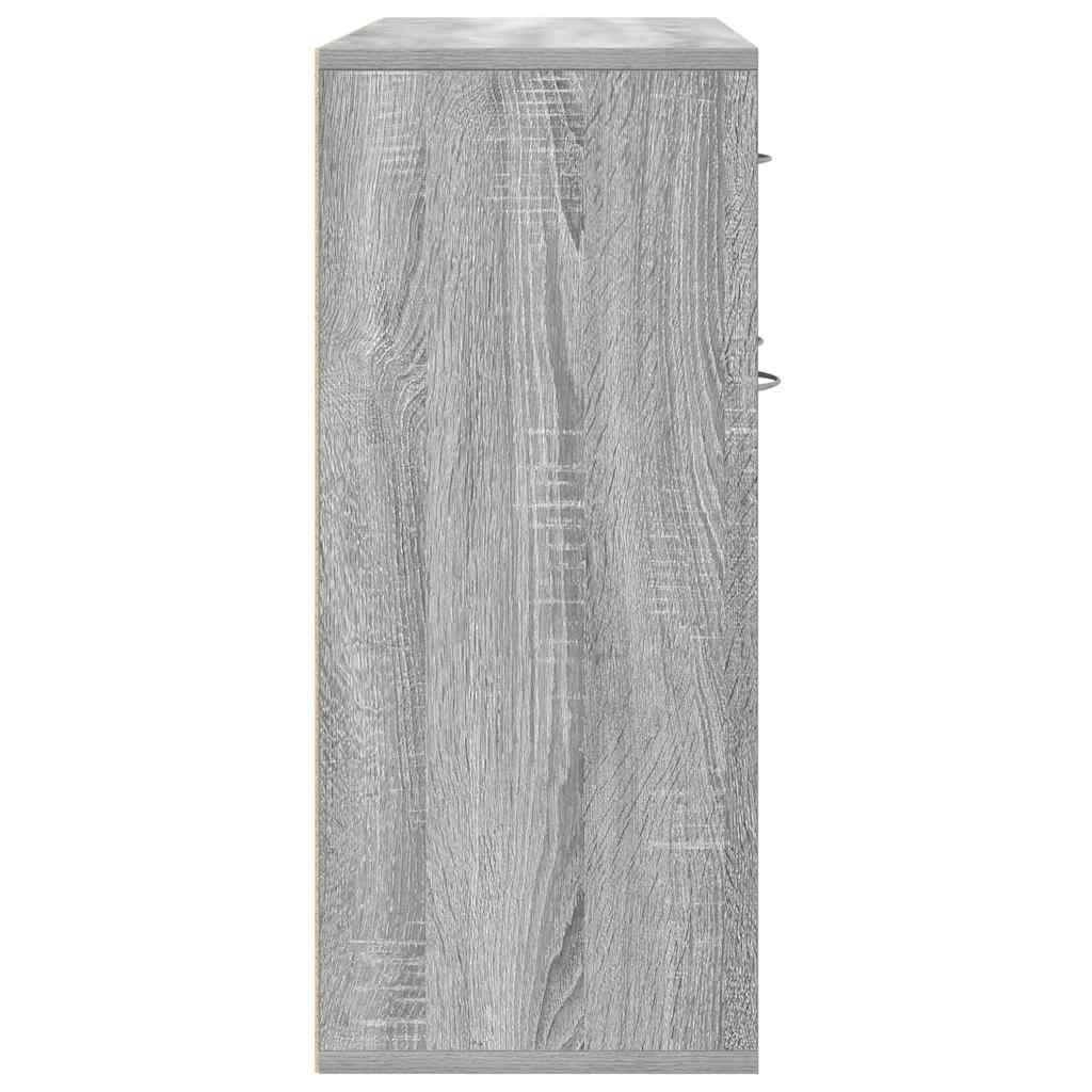 Sideboard Grey Sonoma 88x30x70 cm Engineered Wood