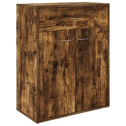 Sideboard Smoked Oak 60x30x75 cm Engineered Wood