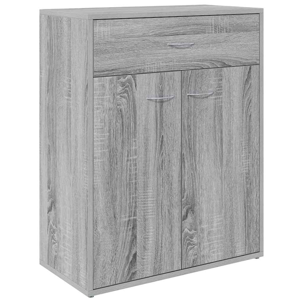 Sideboard Grey Sonoma 60x30x75 cm Engineered Wood