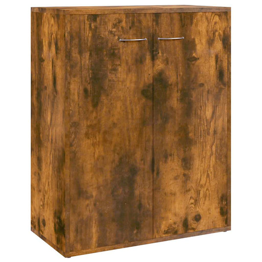 Sideboard Smoked Oak 60x30x75 cm Engineered Wood