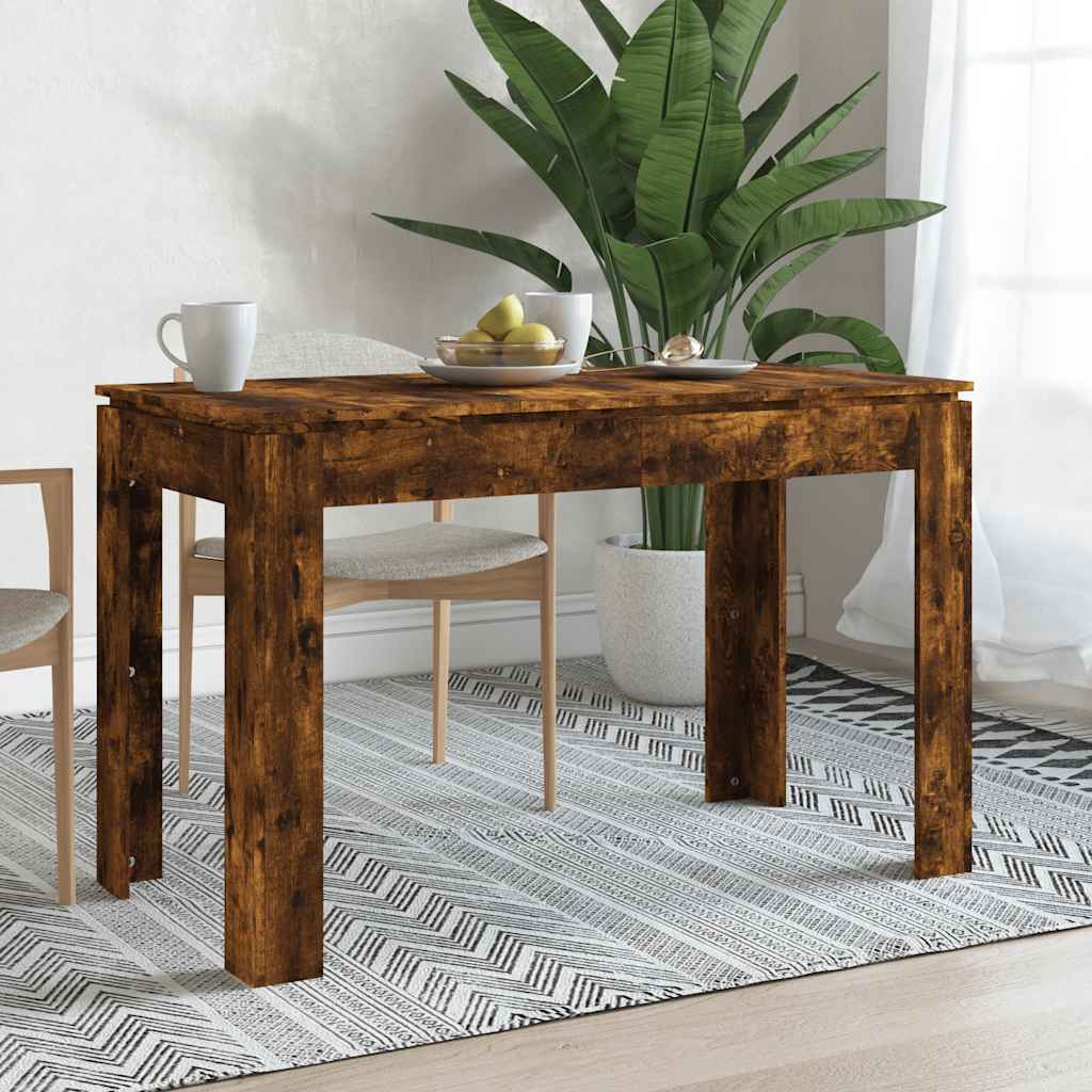 Dining Table | Smoked oak | Engineered wood | Medium | Dining Table