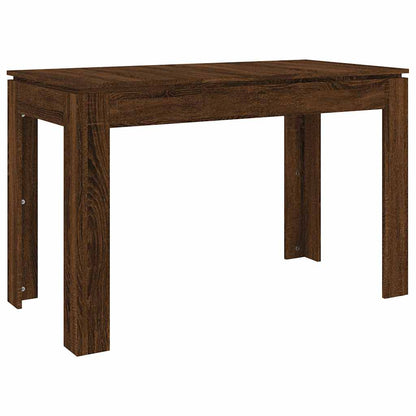 Dining Table | Brown Oak | Engineered Wood | 120x60x76 cm | Durable