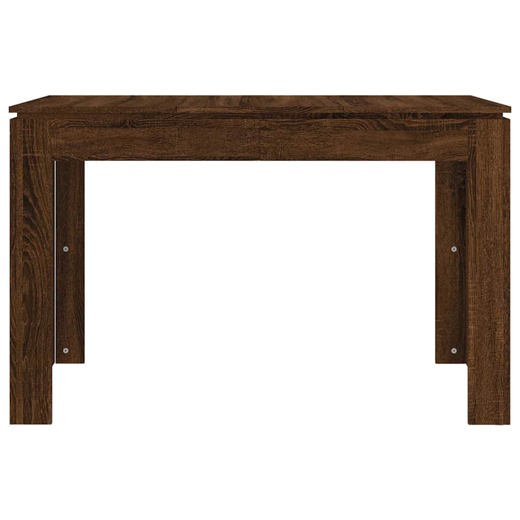 Dining Table | Brown Oak | Engineered Wood | 120x60x76 cm | Durable