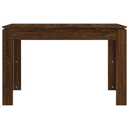 Dining Table | Brown Oak | Engineered Wood | 120x60x76 cm | Durable