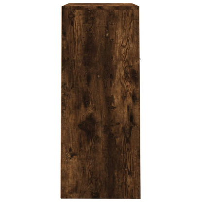Shoe Cabinet | Smoked Oak | Engineered Wood | Compact | Storage