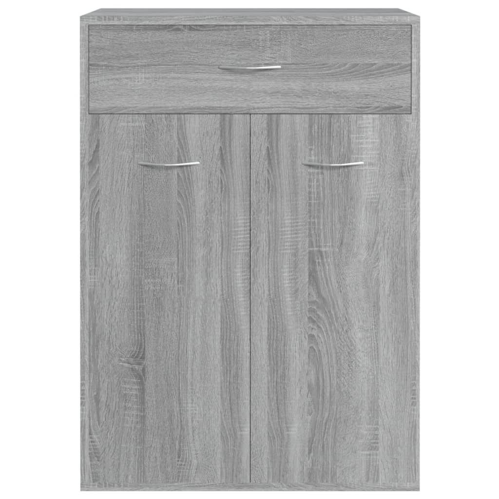 Shoe Cabinet | Grey Sonoma | Engineered Wood | Medium | Shoe Cabinet