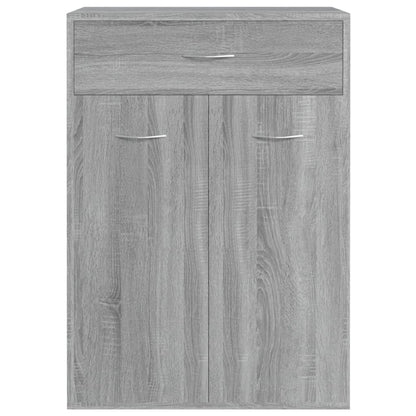 Shoe Cabinet | Grey Sonoma | Engineered Wood | Medium | Shoe Cabinet