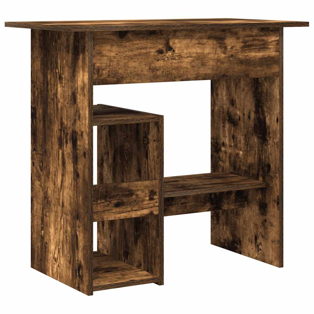 Desk Smoked Oak 80x45x74 cm Engineered Wood