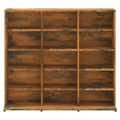 CD Cabinet Smoked Oak 100x23x89,5 cm Engineered Wood