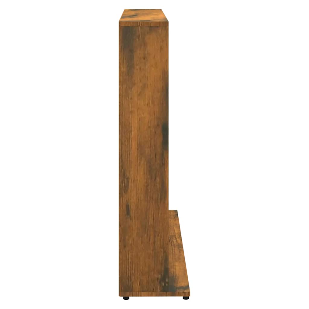CD Cabinet Smoked Oak 100x23x89,5 cm Engineered Wood