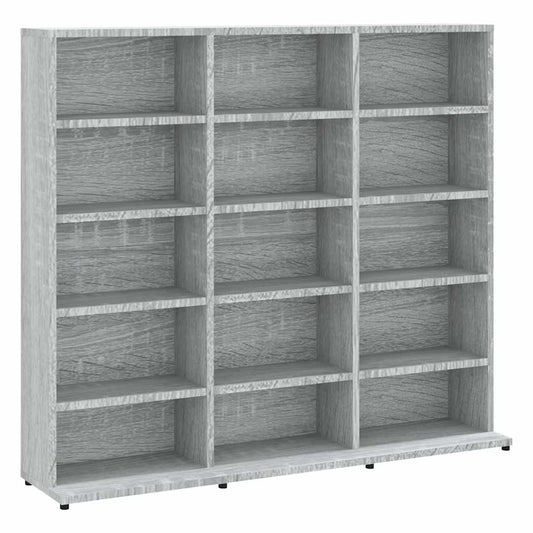 CD Cabinet Grey Sonoma 100x23x89,5 cm Engineered Wood