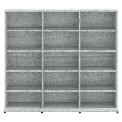CD Cabinet Grey Sonoma 100x23x89,5 cm Engineered Wood