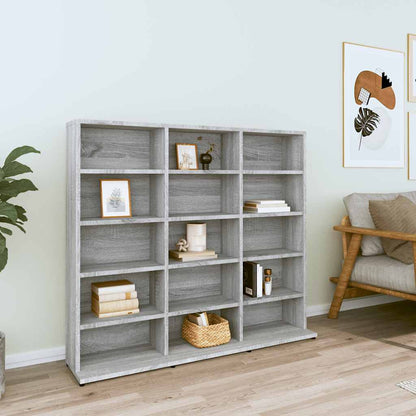 CD Cabinet Grey Sonoma 100x23x89,5 cm Engineered Wood