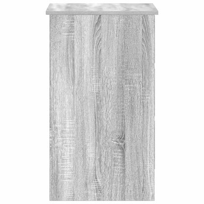 Desk Grey Sonoma 90x45x76 cm Engineered Wood