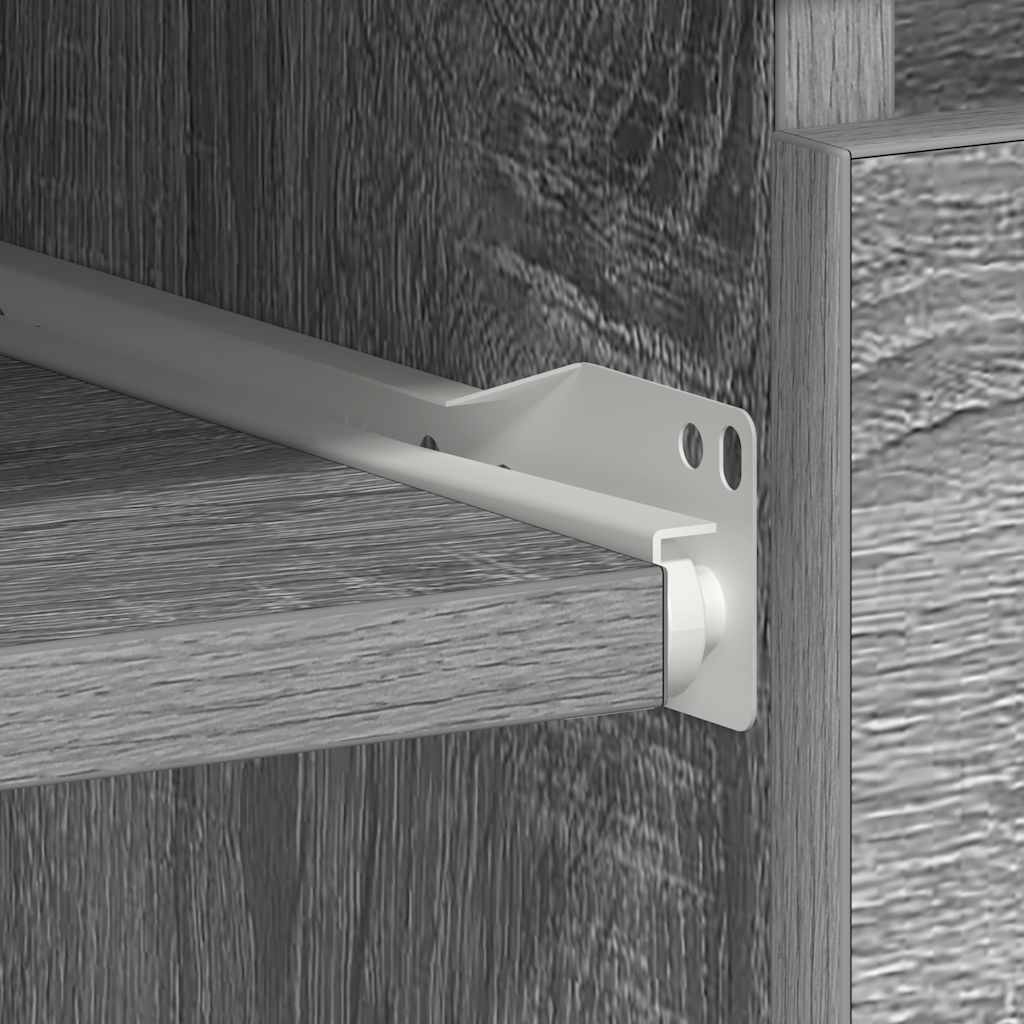 Desk Grey Sonoma 90x45x76 cm Engineered Wood