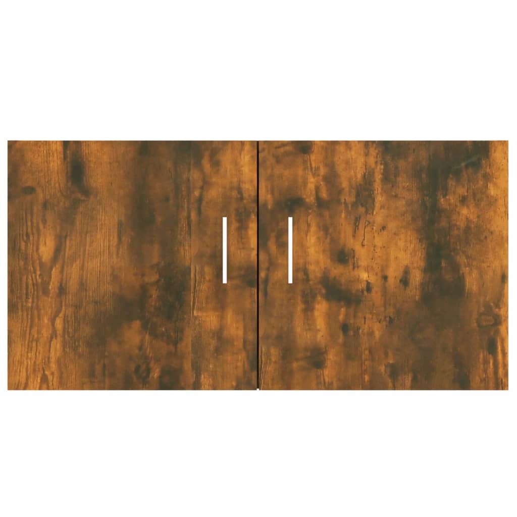 Wall Mounted Cabinet Smoked Oak 80x39x40 cm Engineered Wood
