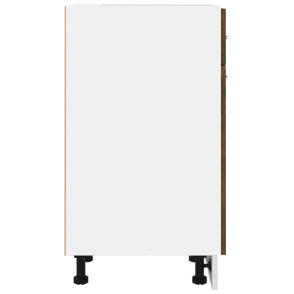 Drawer Bottom Cabinet Lyon Smoked Oak 30x46x81.5 cm Engineered Wood