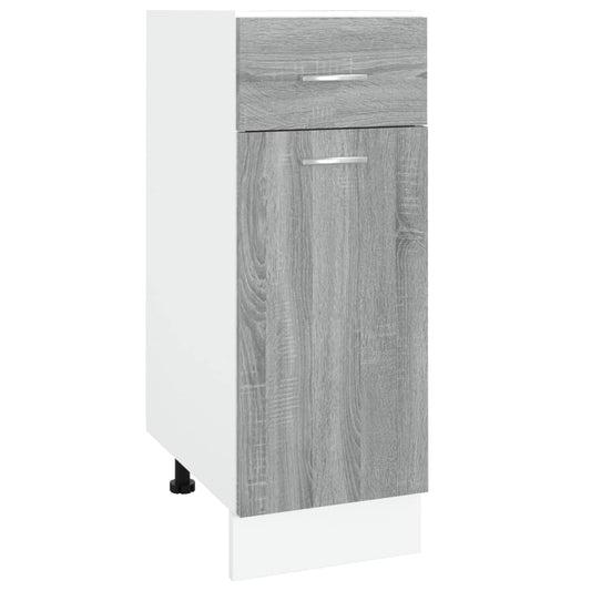 Drawer Bottom Cabinet Lyon Grey Sonoma 30x46x81.5 cm Engineered Wood