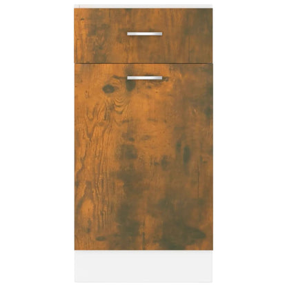 Drawer Bottom Cabinet Lyon Smoked Oak 40x46x81.5 cm Engineered Wood