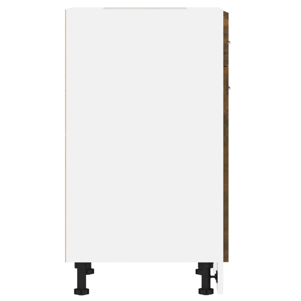 Drawer Bottom Cabinet Lyon Smoked Oak 50x46x81.5 cm Engineered Wood