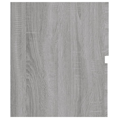 2 Piece Bathroom Furniture Set Grey Sonoma Engineered Wood