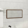 2 Piece Bathroom Furniture Set Brown Oak Engineered Wood