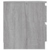 Bed Cabinet Grey Sonoma 50x39x43.5 cm Engineered Wood