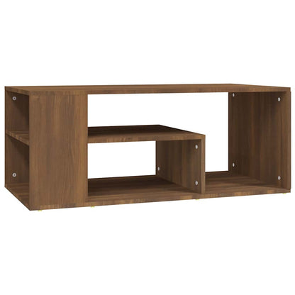 Coffee Table | Brown Oak | Engineered Wood | 100x50x40 cm | Coffee Table