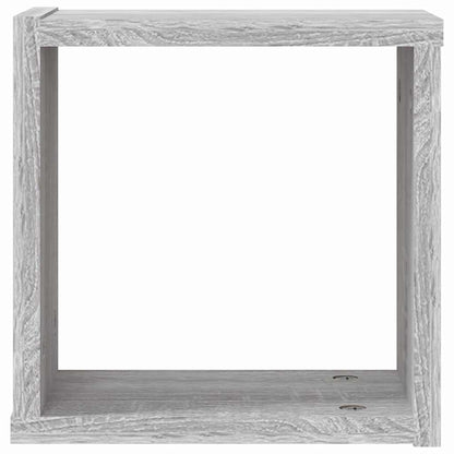 Wall Shelves 2 pcs Grey Sonoma 26 x 15 x 26 cm Engineered Wood