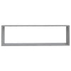 Wall Cube Shelves 2 pcs Grey Sonoma 100x15x30 cm Engineered Wood
