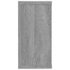 Wall Cube Shelves 2 pcs Grey Sonoma 100x15x30 cm Engineered Wood