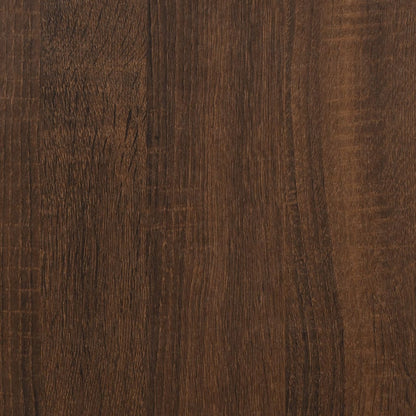 Wall Cube Shelves 4 pcs Brown Oak 80x15x26.5 cm Engineered Wood