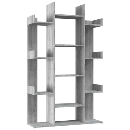 Book Cabinet Grey Sonoma 86x25,5x140 cm Engineered Wood