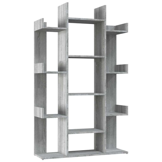 Book Cabinet Grey Sonoma 86x25,5x140 cm Engineered Wood
