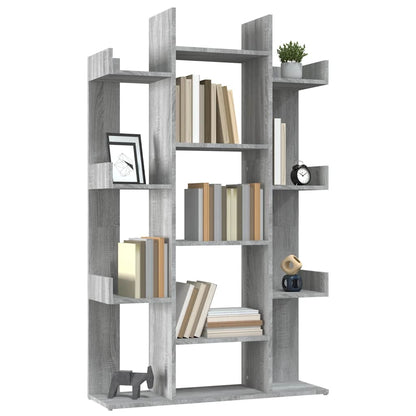 Book Cabinet Grey Sonoma 86x25,5x140 cm Engineered Wood