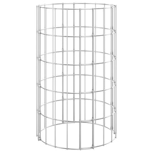 Circular Gabion Pole Galvanised Steel Ø30x50 cm