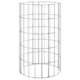 Circular Gabion Pole Galvanised Steel Ø30x50 cm