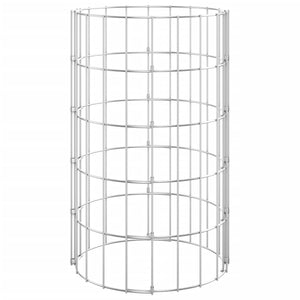 Circular Gabion Pole Galvanised Steel Ø30x50 cm