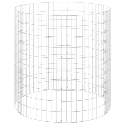 Circular Gabion Pole Galvanized Steel Ø39.4"x39.4"