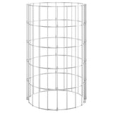 Circular Gabion Raised Beds 3 pcs Galvanised Steel Ø30x50 cm