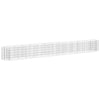 Gabion Raised Bed Galvanized Iron 185"x19.7"x19.7"