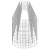 Gabion Raised Bed Galvanized Iron 185"x19.7"x19.7"